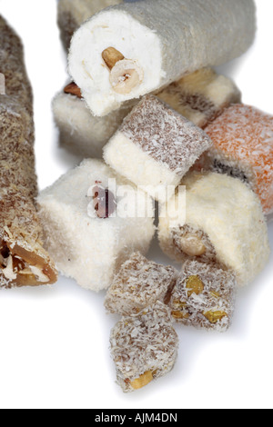 Turkish Delight, lokum Stockfoto