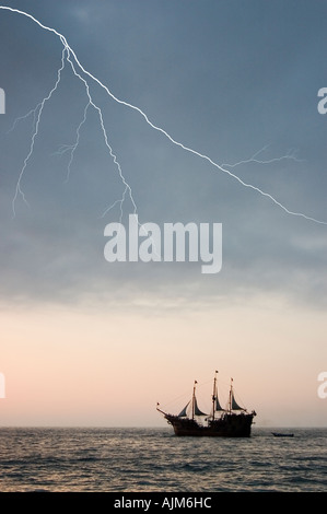 Segeln Schiff Puerto Vallarta Mexiko Stockfoto