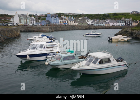 Boote im Hafen von Portpatrick Dumfries and Galloway, Schottland Stockfoto