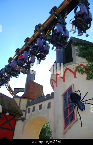 'Vampire Ride', 'Transylvania', Chessington World of Adventures Theme Park, Chessington, Surrey, England, Vereinigtes Königreich Stockfoto