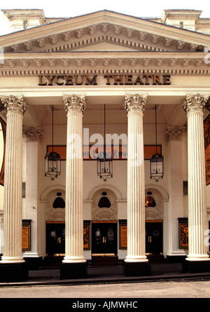 Eingang zum Lyceum Theatre in London Stockfoto