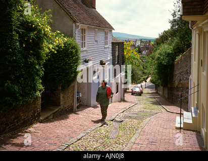 East Sussex Lewes Keere Street Stockfoto