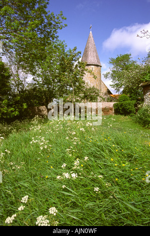 UK England East Sussex Piddinghoe Kirche Stockfoto