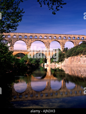 Pont du Gard Provence Frankreich Stockfoto