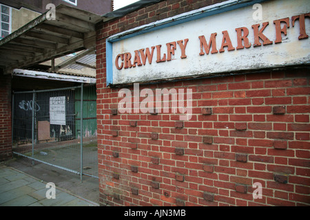 Crawley Markt, West sussex Stockfoto