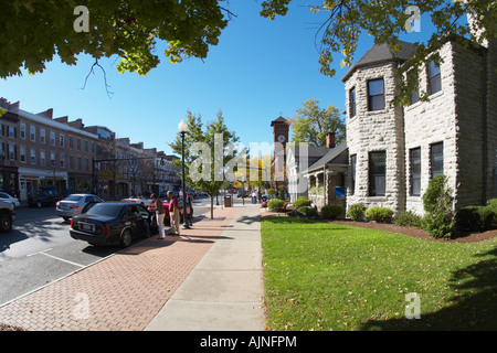 Genesee Street in Skaneateles New York Vereinigte Staaten Stockfoto