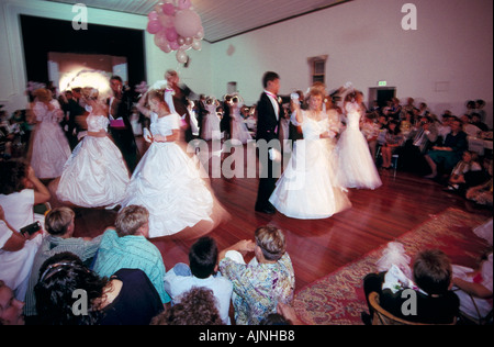 Debütantin Ball, ländlichen Australien Stockfoto