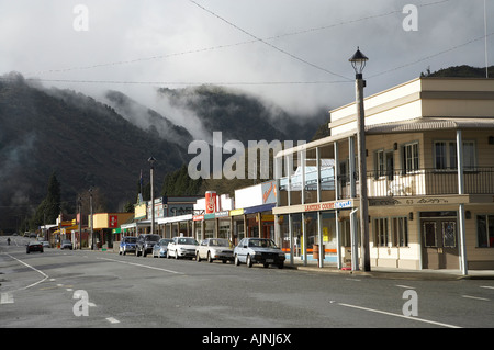 Main Street Reefton Westküste Südinsel Neuseeland Stockfoto