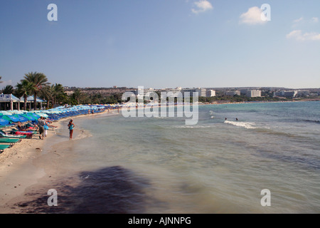 Einen Überblick über das Resort von Ayia Napa auf Zypern Stockfoto