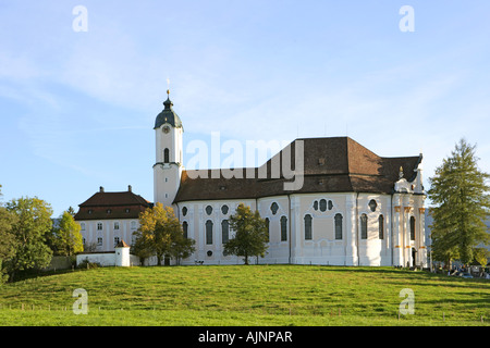 Deutschland-Bayern-Wieskirche-Pfaffenwinckel Stockfoto