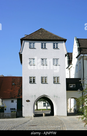 Deutschland-Bayern-Landsberg Stadttor Faerbertor Stockfoto
