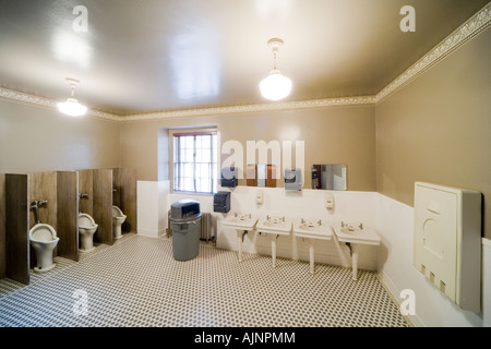 Washington DC Vintage Herren WC in der Corcoran Gallery of Art Stockfoto