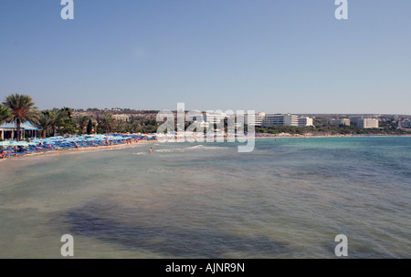 Ayia Napa Hafen im Ferienort auf der Insel Zypern Stockfoto