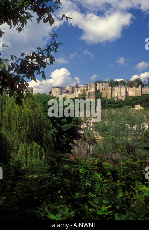 Chateau Chinon, Vienne, Chinon, Tal der Loire, Indre-et-Loire, Region Centre, Frankreich, Europa Stockfoto