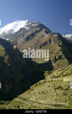 Lahaul Tal in Lahaul und Spiti Bezirk indischen Himalaya Berge Sommer, unterwegs von Manali nach Leh Stockfoto