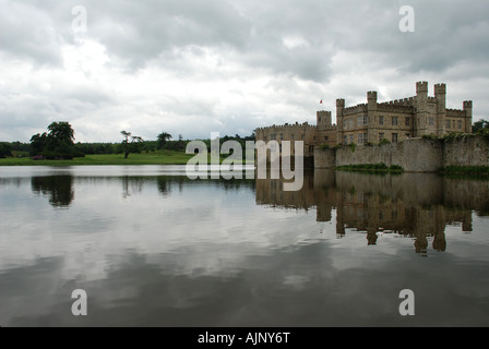 Leeds Castle in Kent, England. Europa. Stockfoto