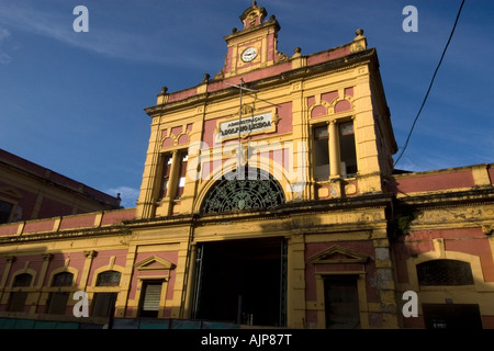 Historisches Gebäude neben Fischmarkt Manaus Amazonas Brasilien Stockfoto