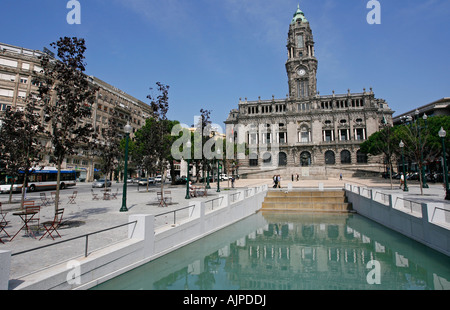 Rathaus der Stadt Porto Portugal Europa Stockfoto