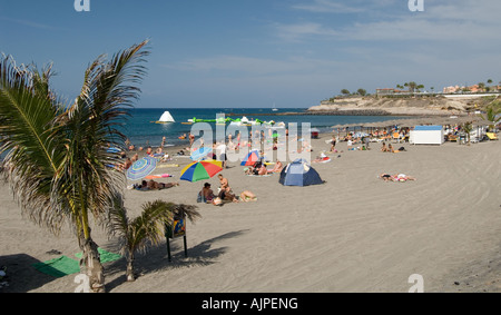 Playa de Torviscas und Fanabe Playa de Las Americas Teneriffa-Kanarische Inseln-Spanien Stockfoto