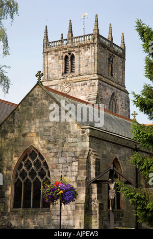 Oswestry Pfarrei Kirche von St. Oswald König und Märtyrer Oswestry Shropshire England Stockfoto