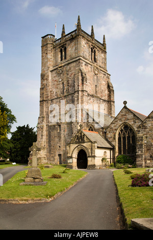 Oswestry Pfarrei Kirche von St. Oswald König und Märtyrer Oswestry Shropshire England Stockfoto