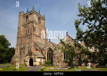 Oswestry Pfarrei Kirche von St. Oswald König und Märtyrer Oswestry Shropshire England Stockfoto