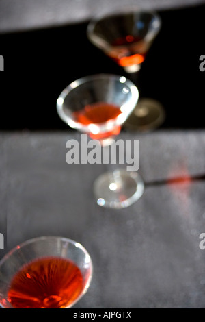 Drei cocktails Stockfoto