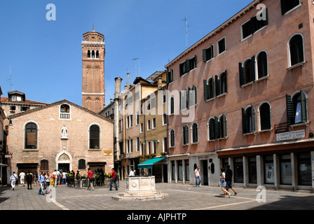 Campo S. Toma San Polo Venedig Italien Stockfoto