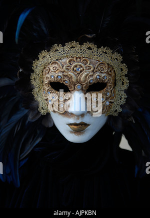 Jeweled Maske Venedig Italien Stockfoto