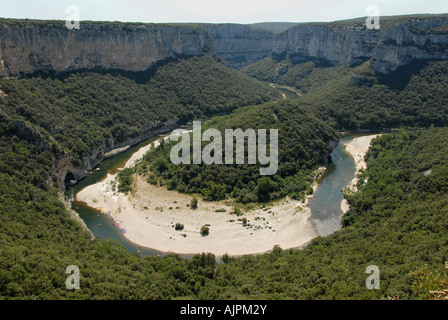 Cirque De La Madeleine-Ardeche-Schlucht-Frankreich Stockfoto
