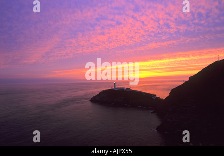 South Stack Leuchtturm heilige Insel Anglesey Wales Stockfoto
