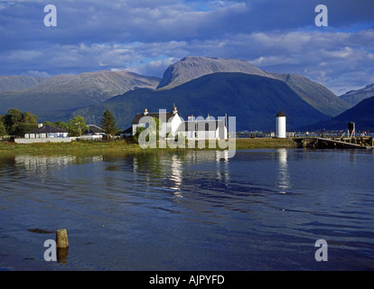 Eingang des Caledonian Canal bei Corpach Stockfoto