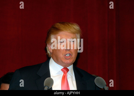 Immobilien-Mogul Donald J Trump Stockfoto