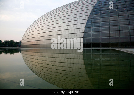 Das National Grand Theatre französischen Architekten Paul Andreu Beijing China Stockfoto