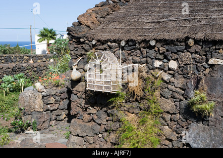 Spanien, El Hierro, Museumsdorf Guinea. Guinea war die erste europäische Siedlung auf der Insel El Hierro im 15 Jahrhundert Stockfoto