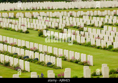 Etaples Militärfriedhof Frankreich Stockfoto