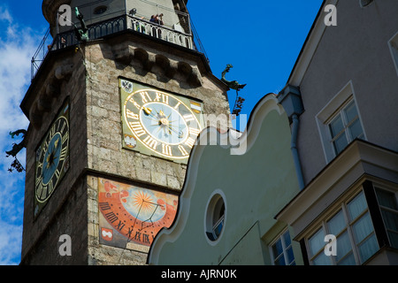 Altes Rathaus (Town Hall), Innsbruck-Österreich Stockfoto