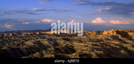 Angel Peak Badlands, New Mexico, Vereinigte Staaten Stockfoto