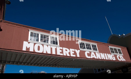 Monterey Canning Co. Kalifornien USA 2007 Stockfoto