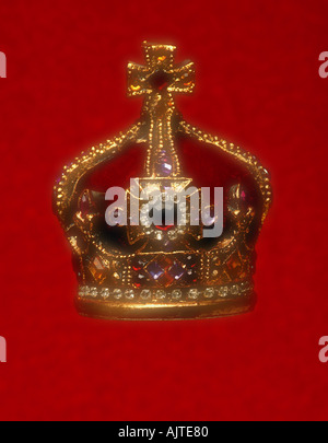 Jeweled Krone Stockfoto