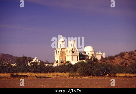 Mission San Xavier del Bac in Tucson, Arizona, USA Stockfoto