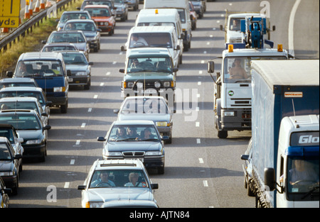 Stau auf M25 Stockfoto