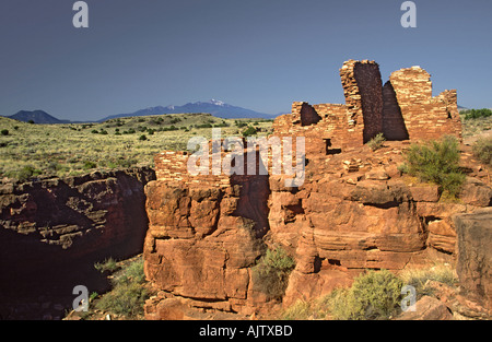 Lomaki Pueblo, Wupatki National Monument, Arizona, USA Stockfoto