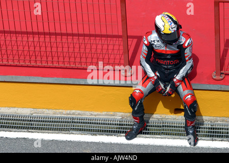 Kenny Roberts 'junior' amerikanische Motogp-Fahrer Stockfoto