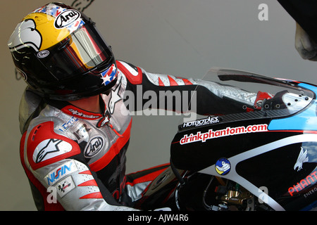 Kenny Roberts junior amerikanische Motogp Fahrer 2000 500ccm GP Weltmeister Stockfoto