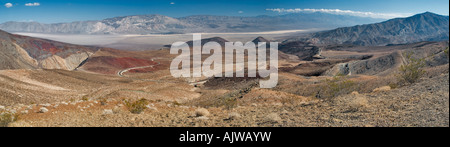 Panamint Valley im Death Valley Nationalpark vom Vater Crowley Vista Point Kalifornien USA Stockfoto