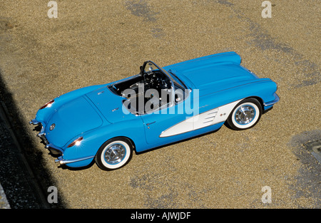 Chevrolet Corvette von 1960 1958 bis 1960. Schlüsselwörter der 1960er Jahre 60er Jahre 1960 60 sechziger Jahre Stockfoto