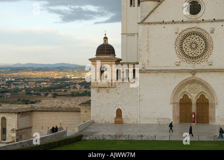 Basilica di San Francesco, Assisi, Umbrien, Italien Stockfoto