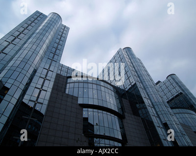 Gebäude des Europäischen Parlaments Büro Brüssel Belgien Stockfoto