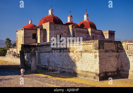 Grupo De La Iglesia Kirche komplexe Mitla Mexiko Stockfoto